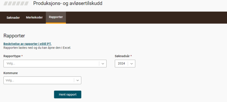 Skjermbilde 4 PT brukerveiledning Estil Rapporter.png
