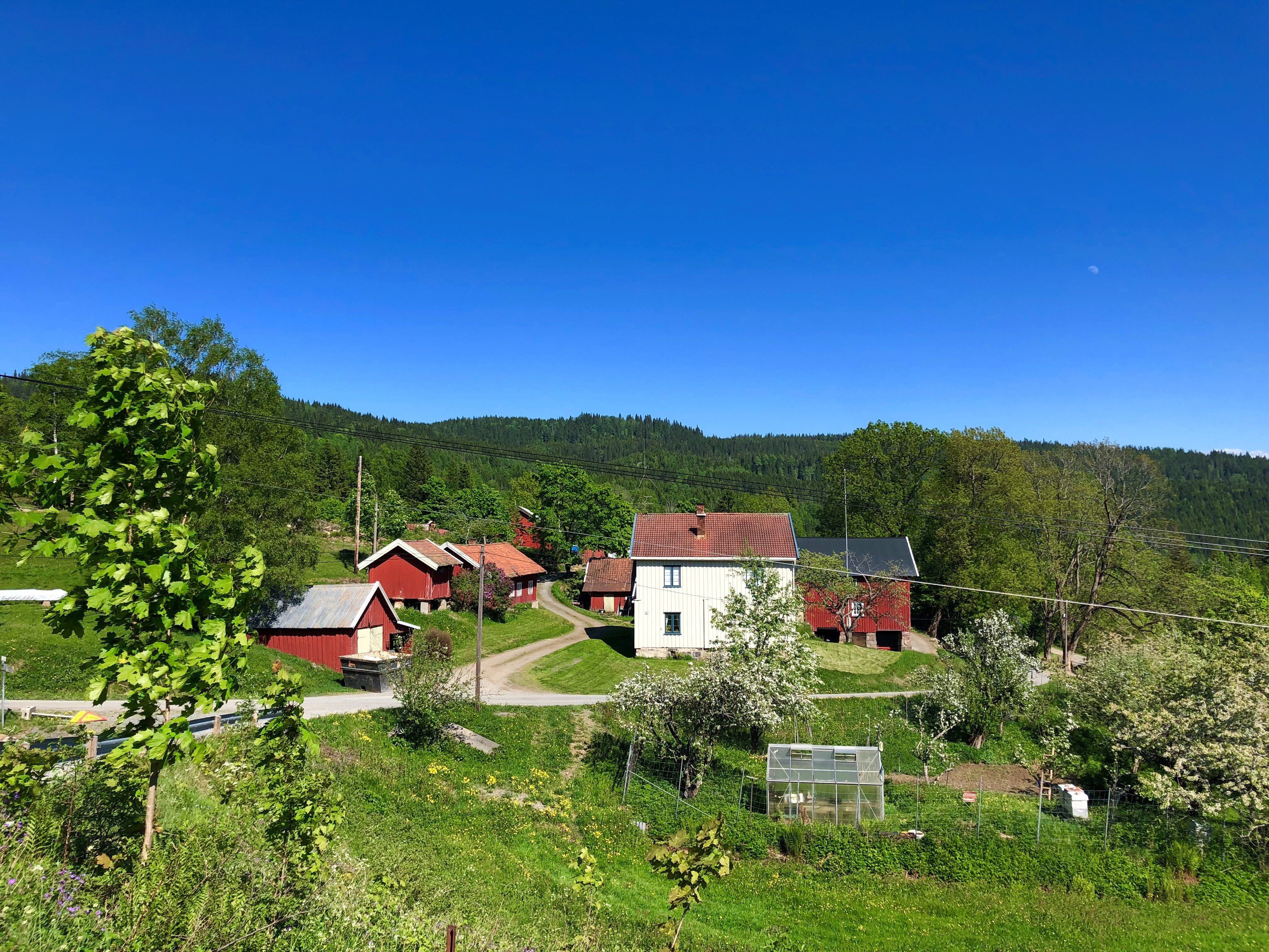 Tunet på Kjelsaas gård, en av de mange gårdene som sammen med herregården på Bogstad inngår i Sørkedalen utvalgte kulturlandskap. Foto Ragnhild Hoel, Riksantikvaren