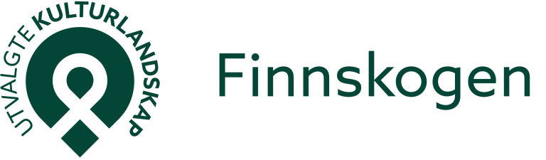 Bokmål logo for utvalgte kulturlandskap i Finnskogen