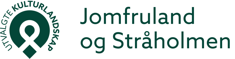 Bokmål logo for utvalgte kulturlandskap i Jomfruland og Stråholmen