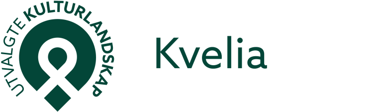 Bokmål logo for utvalgte kulturlandskap i Kvelia