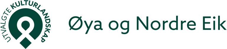 Bokmål logo for utvalgte kulturlandskap i Øye og Nordre Eik