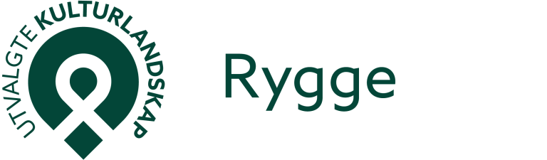 Bokmål logo for utvalgte kulturlandskap i Rygge