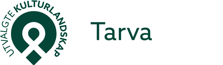 Bokmål logo for utvalgte kulturlandskap i Tarva