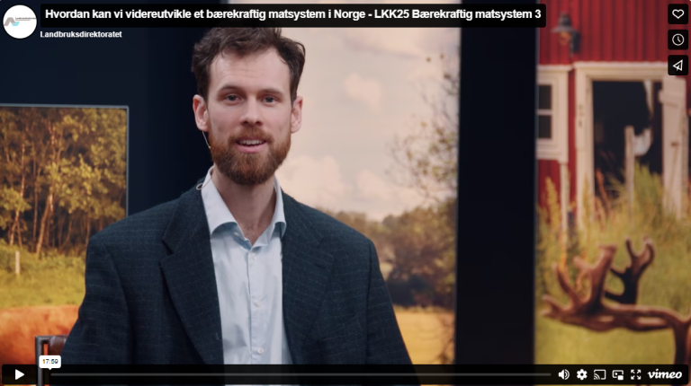 Hvordan kan vi videreutvikle et bærekraftig matsystem i Norge?