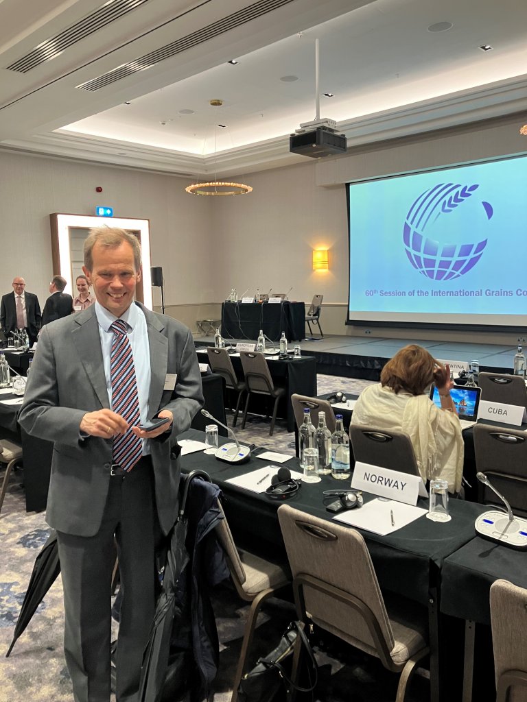 Jørn Rolfsen, administrerende direktør i Landbruksdirektoratet, deltok på IGC i London, juni 2024.      Foto: Landbruksdirektoratet