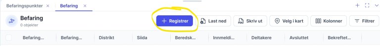 Bilde av steget "Velg register"