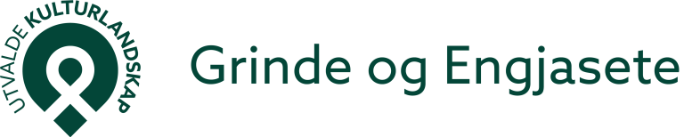 Nynorsk logo for utvalgte kulturlandskap i Grinde og Engjasete